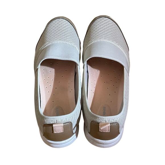 NEW! Easy Spirit Setwist 2 slip on fabric shoe. Comfort. Tan. Women's Size 10W - Picture 3 of 6
